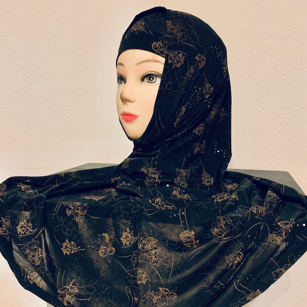 Women’s 2 pieces Hijab set, one size fits all